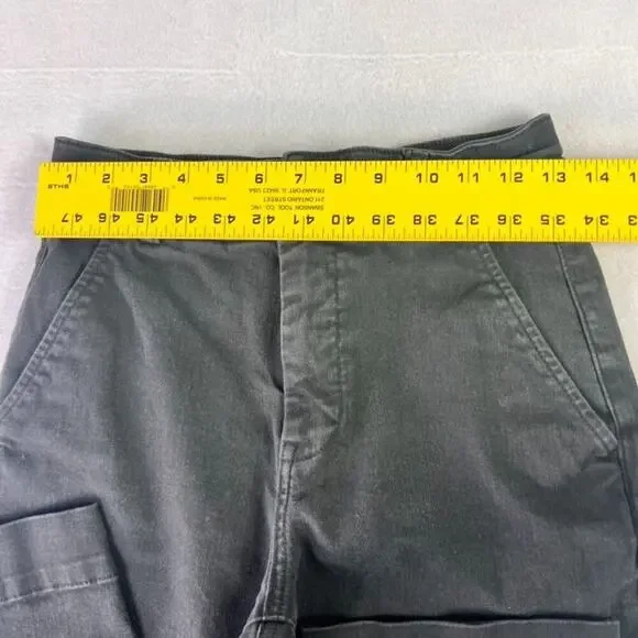 Everlane Jeans Women's Size 2 Black Cropped High Waist Straight Organic Cotton - Picture 7 of 13